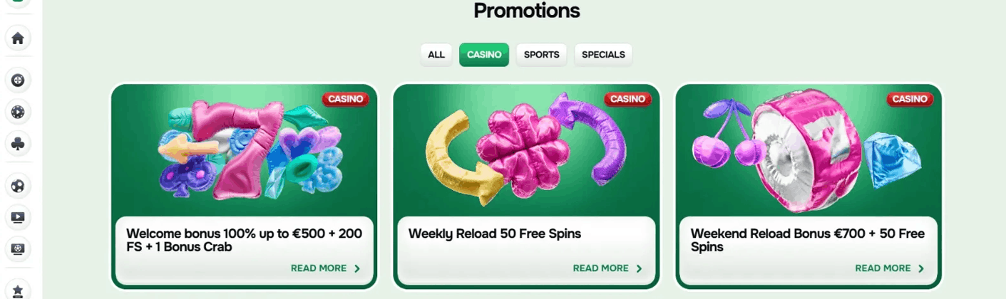 Riepilogo bonus Casinolo Casino — esempio e condizioni