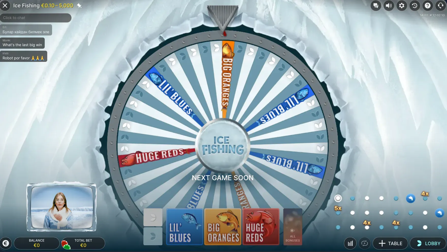 ICE Fishing live — banner principale su Casinolo Casino
